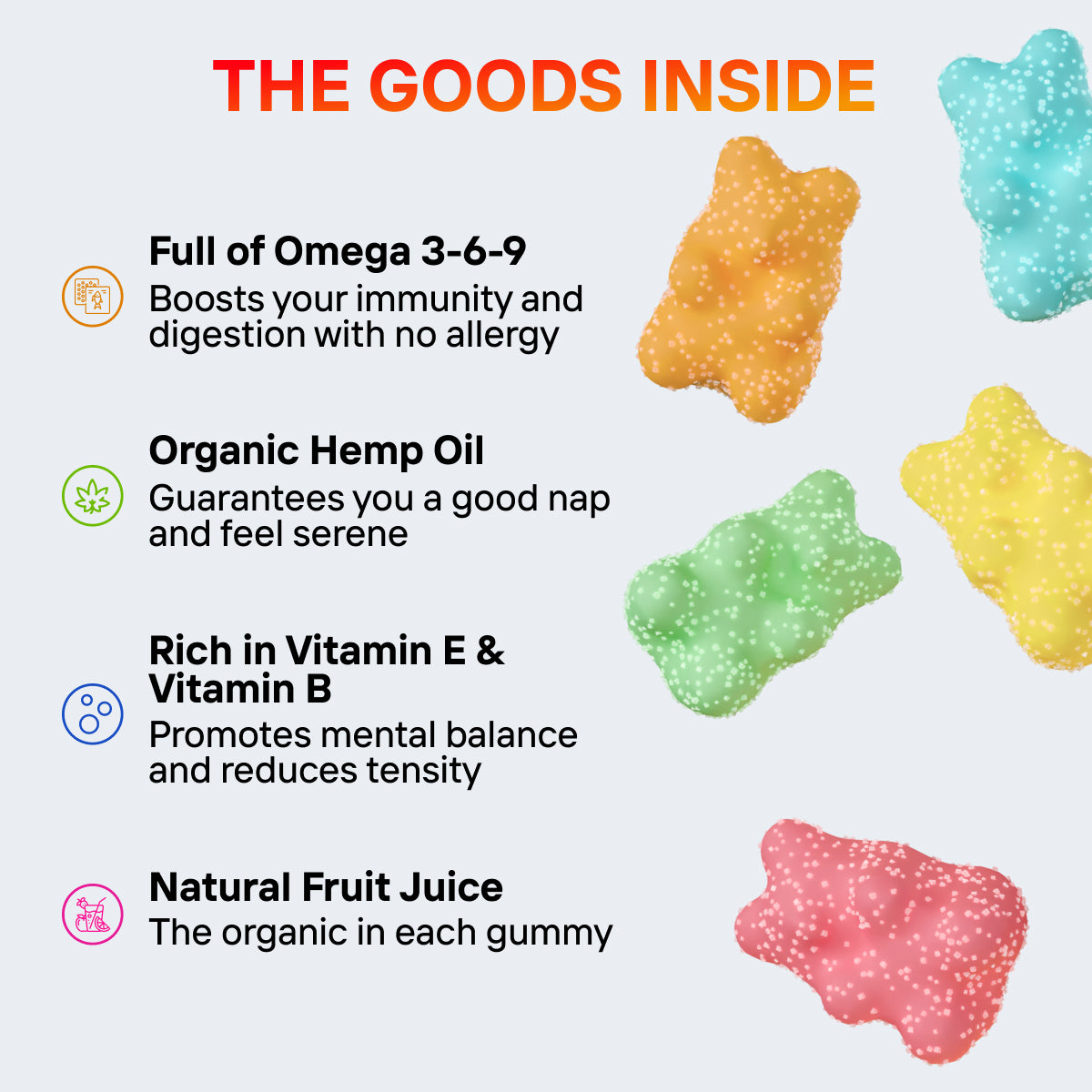 Hеmp Gummies – 15,000,000 – High Potency Comforting Hеmp Oil – Ease Worries, Hurting and Discomfort in Body – Fruity Flavored Gummy Bear